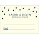 Confetti Dot Folded Place Cards Image 7 of 9